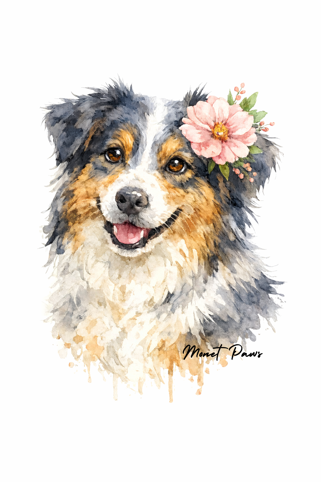 FRAMED Custom Dog Portrait