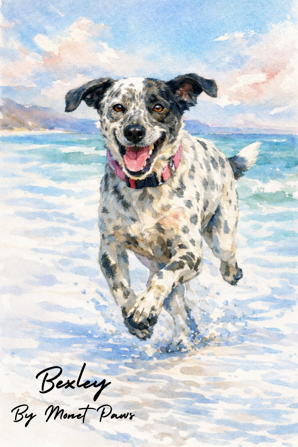 DIGITAL DOWNLOADABLE CUSTOM DOG PORTRAIT