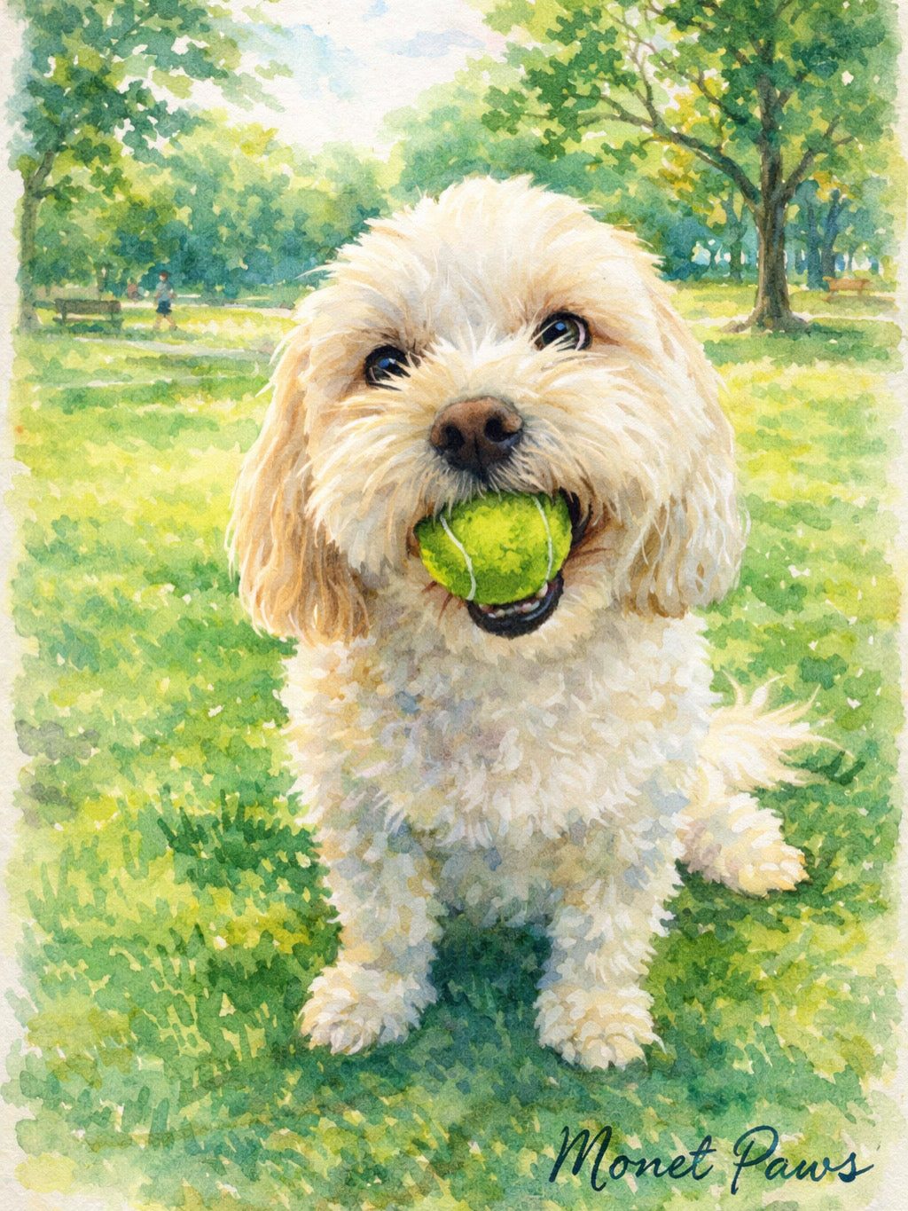 DIGITAL DOWNLOADABLE CUSTOM DOG PORTRAIT