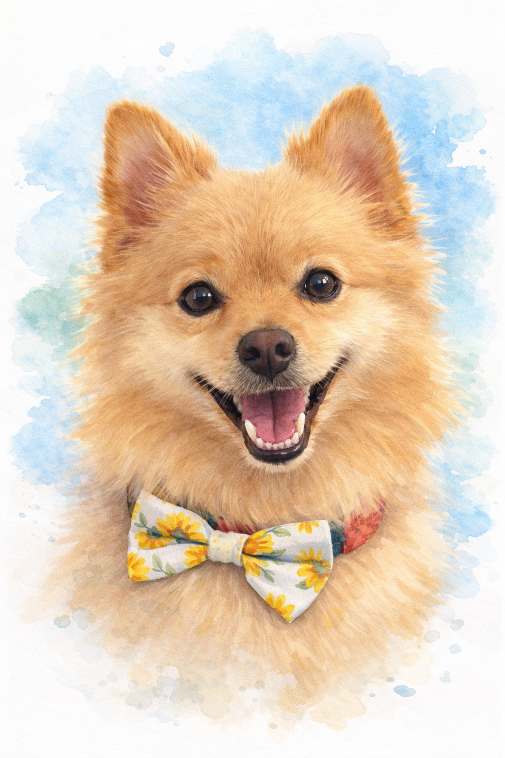 DIGITAL DOWNLOADABLE CUSTOM DOG PORTRAIT