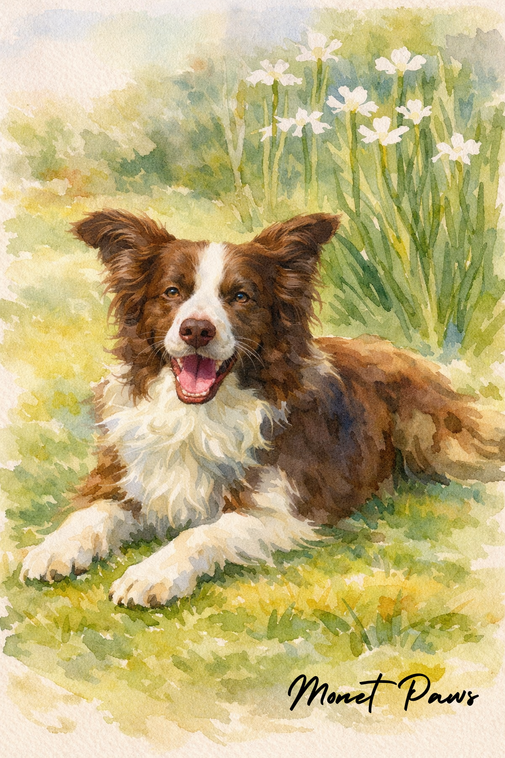 DIGITAL DOWNLOADABLE CUSTOM DOG PORTRAIT